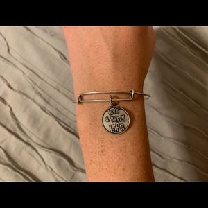 Life a happy life Alex and ani charm bracelet